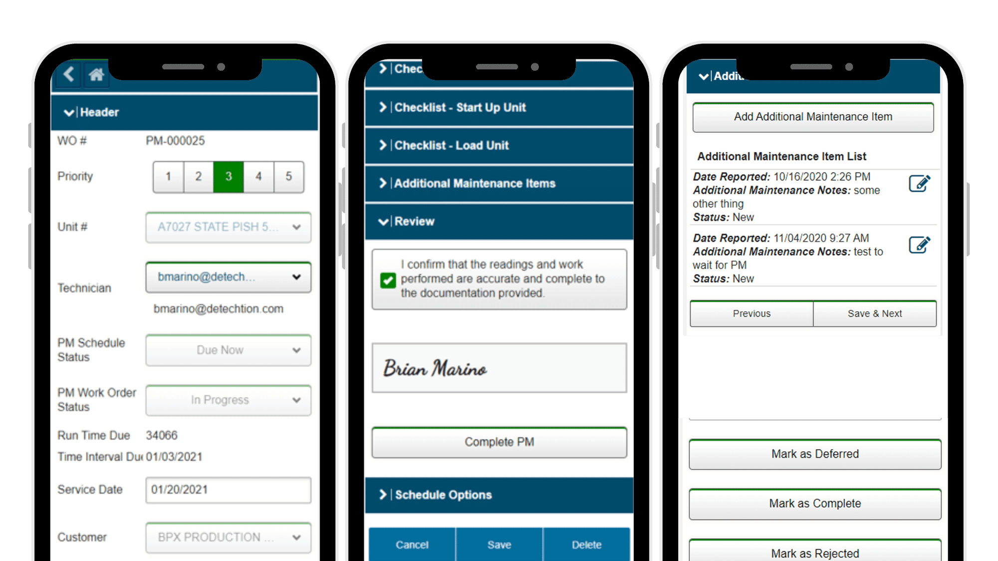 Automated Maintenance Scheduling